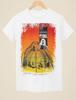 Planeta dos Macacos (1968) - Camiseta Branca Unisex Inspirada em Cartaz de Filme Camiseta Unisex