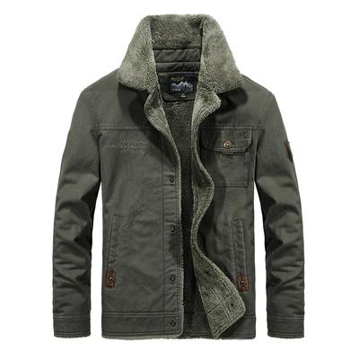 Veste d'hiver en coton pour hommes de grande taille, outillage d'extérieur, veste militaire décontractée pour hommes