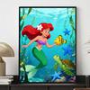 Disney Diamond Art Painting Kit Ariel 5D Diamond Painting Dot Art Home Wall Decor