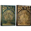 Aureo Bicycle Playing Cards Bundle In Green Gold and Black Gold 2-Deck Collector's