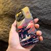 Fashion Car Snow Mountain Phone Case For Samsung Galaxy S24 S23 S22 S21 Ultra Plus S20 FE A13 A23 A15 A35 A55 A23 A52 Hard Cover