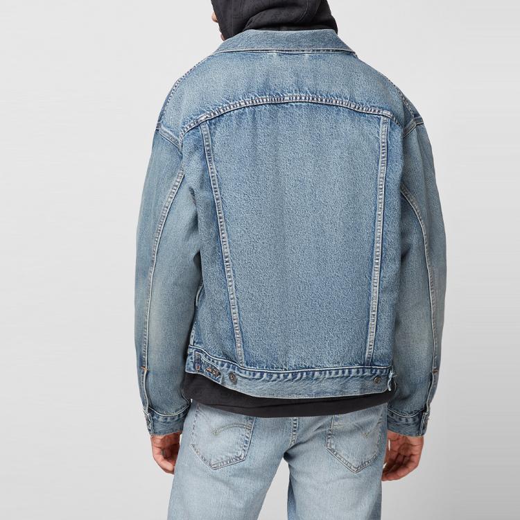 Levis Midnight Blue Loose Fit Denim Jacket Men Jacket 21261-0011