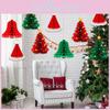 Christmas Party Decor 3d Honeycomb Hanging Decorations For Winter Holiday Celebrations