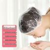 Women's Thickened Waterproof Disposable Shower Cap - Anti-Oil Fume, Hair Mask, Dyeing, Barber Shop Plastic Head Cover