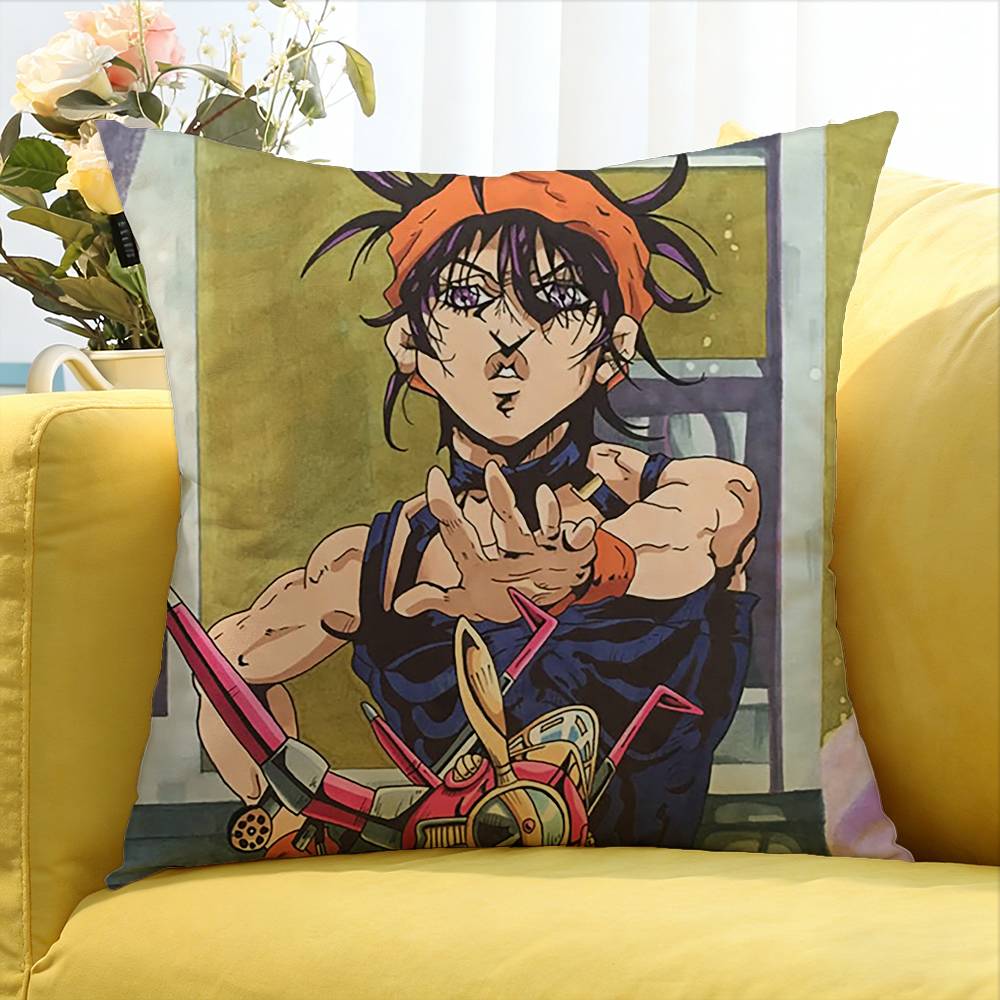 Narancia Ghirga  Various Sizes Square Pillow Case For Car Home Bedchamber Decor