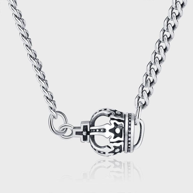 

Корона ожерелье Тяжелая промышленность ключичная цепь прилив холодный ветер кулон аксессуары