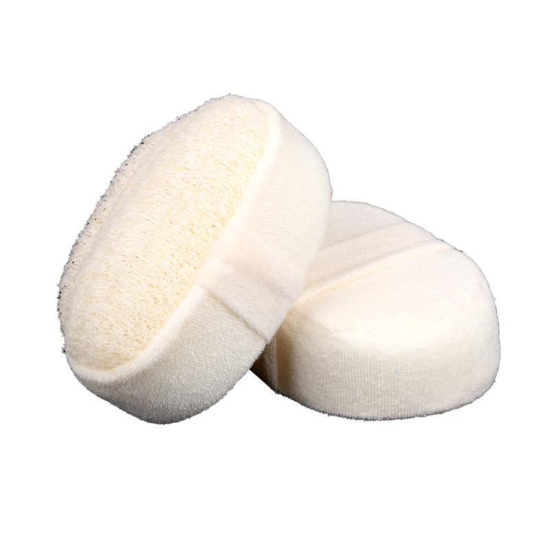 Thick Natural Loofah Sponge: Gentle Exfoliating Bath Scrubber for Rich Lather