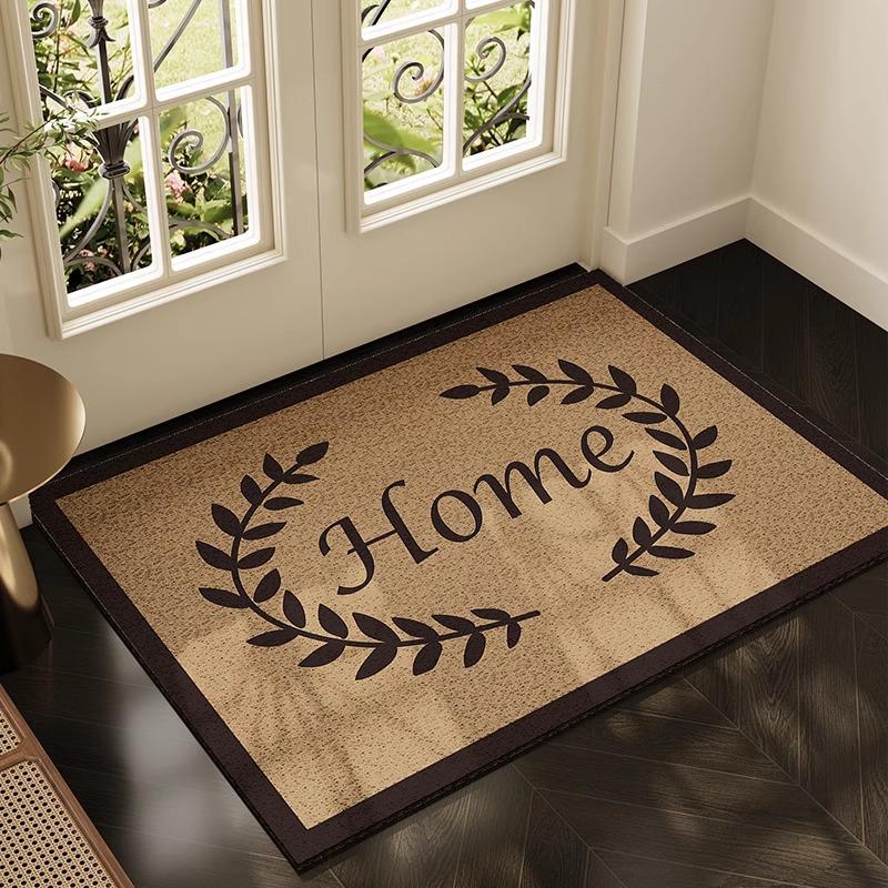2026 American-Style Entryway Mud Scraper: Anti-slip Dirt-Wiping Floor Mat 40x60cm Coil