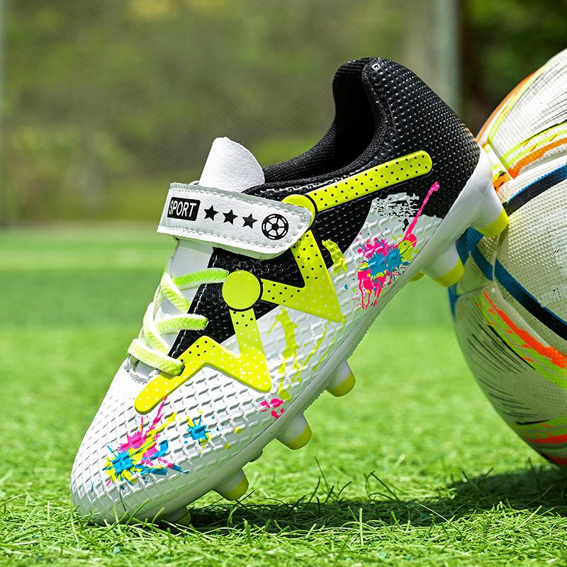 

Children s Football Shoes Spikes Boys Velcro Shattered Nails Sneakers Elementary School Training Girls 27