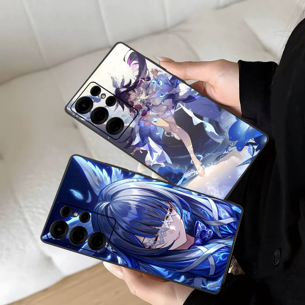 Genshin Impact Columbina Phone Case For Samsung S 20 21 22 23 lite plus ultra Clear Mobile Cover Funda