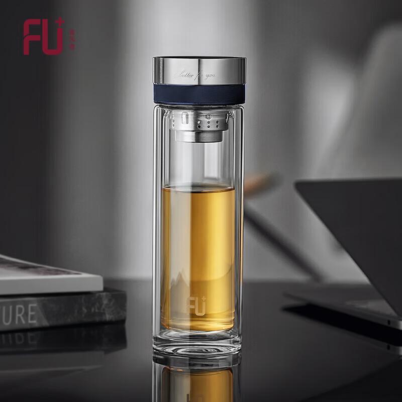 Fuguang FU+ Classic Double-Layer Glass Cup