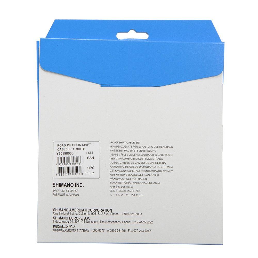 SHIMANO Náhradní díly Sada řadicích lanek Optislick ROAD Bílá Y60198030