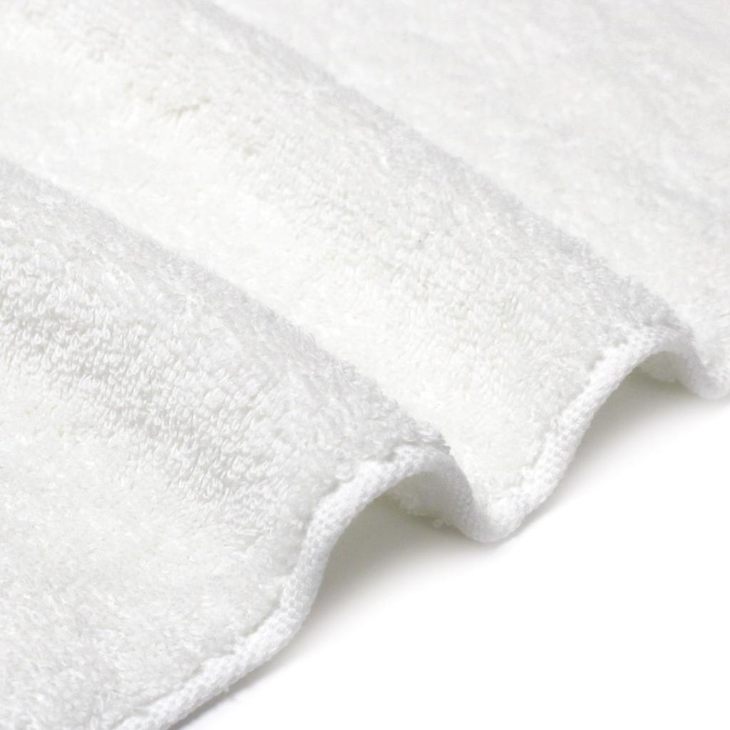 Iori IORINO Imabari Bath Made in Absorbent [Yokusui] Towel, Japan, (White)