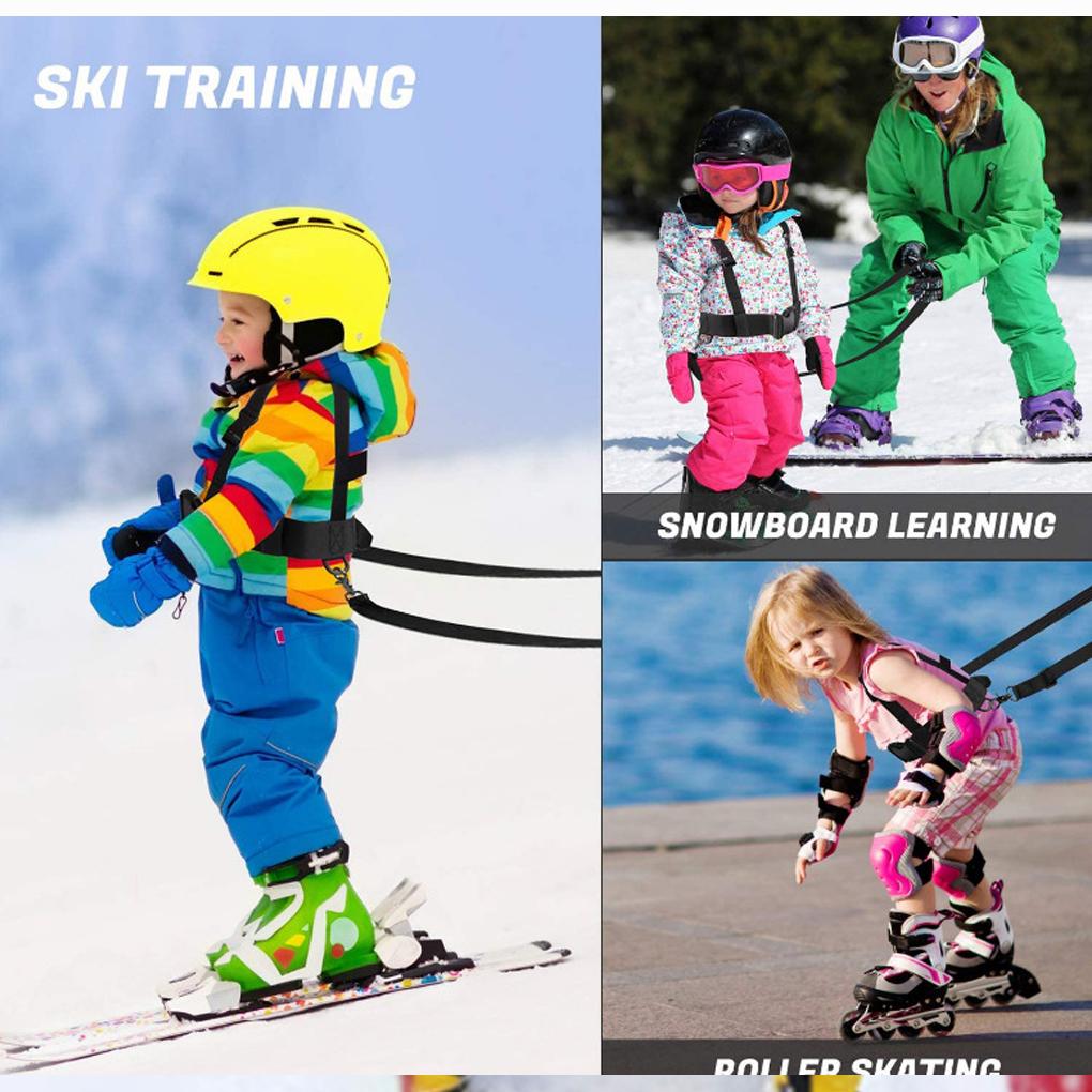 3-16Years Old Kids Ski Shoulder Harness Winter Children’s Safety Belt Teaching Safety Anti-Fall Rope Snowboarding Cycling Belt