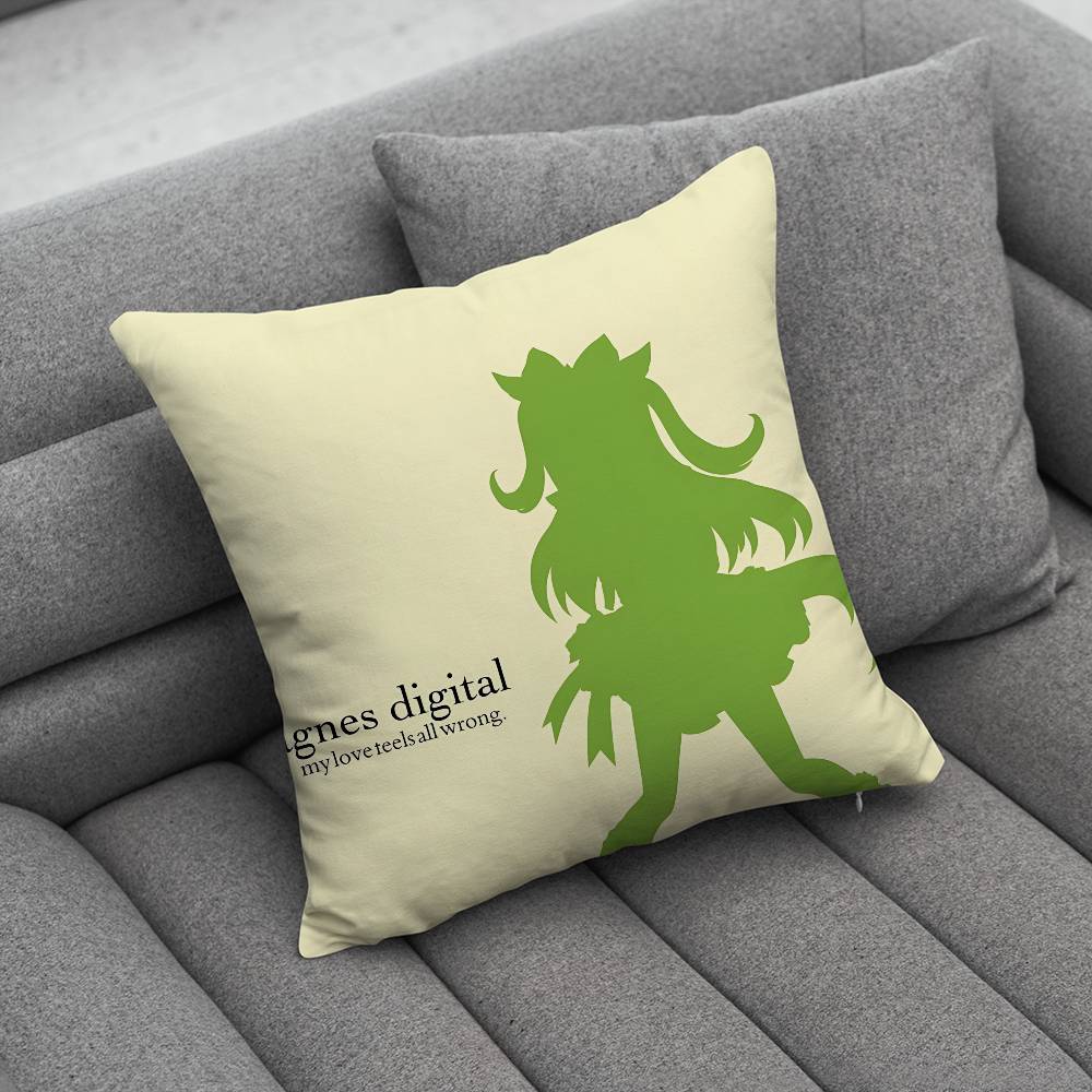 Goreshit Album Cover Pillow Case Square DoubleSided Printing Short Plush Sofa Cushion Cover Bedroom Bedside Pillow