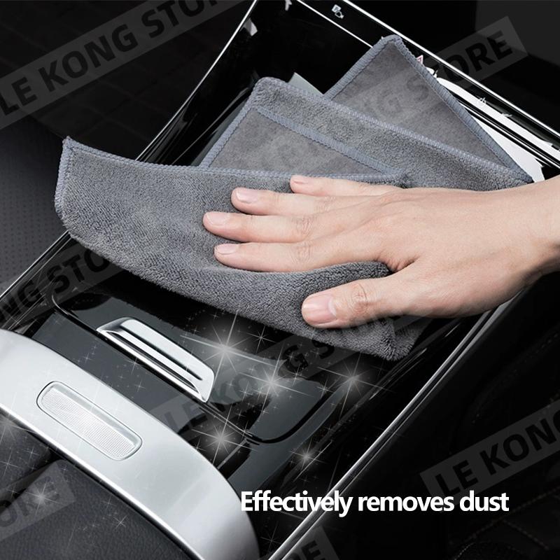 For Alfa Romeo Giulietta Stelvio Giulia Italian Flag Logo Cleaning Drying Cloth Car Wash Towel Soft Wash Double Layer Rags