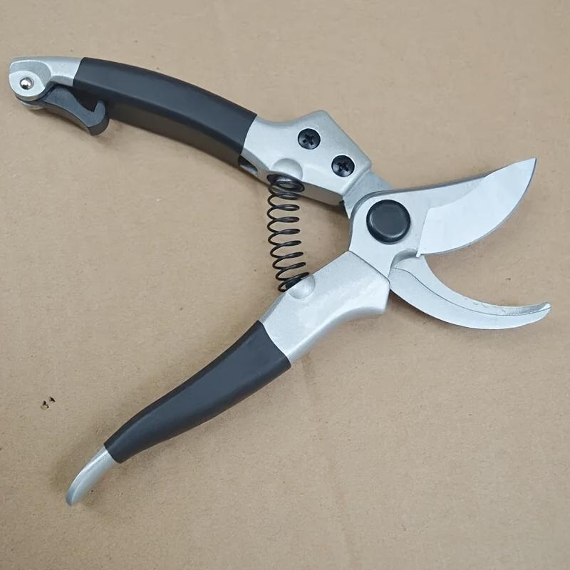 Multi-functional Stainless Steel Pruning Shears, Classic Garden Scissors for Ambidextrous Use - DZT Brand, Pruning Shears
