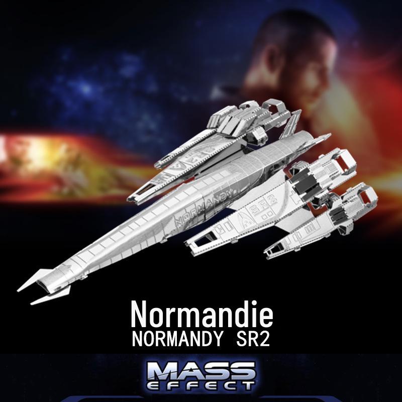 

Металлическая 3D DIY модель iPin - Пазл Mass Effect Normandy (Простая версия) China Edition