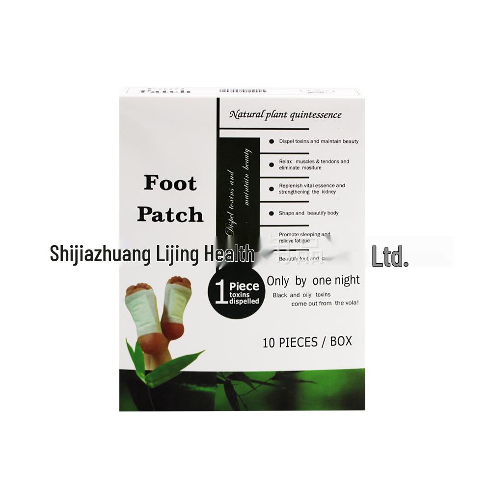 Kinoki Foot Patch with Ginger, Salt, Mugwort & Bamboo Vinegar - Thai & Korean Version