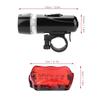 1 Set Front Back Set Bike Lamp 5 LED Bike Front Rear Light Set Riding Lights  for Mountain,Road Bike