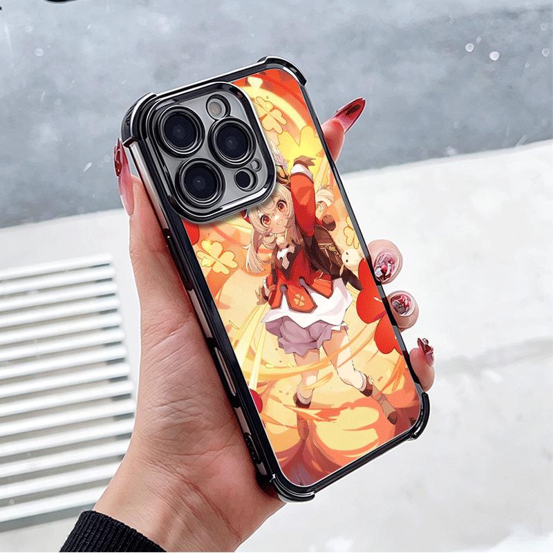 Genshin Impact Klee Plating Phone Case For Xiaomi Poco X5 X6 X7 X8 Pro Max F8 Ultra F7 M8 M7 M5S Redmi 15C 15 14C 13C 13 X3 12C