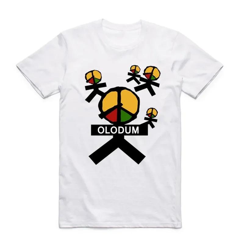 2026 Summer Tee Men Women Print Retro Antiwar Michael Jackson MJ OLODUM T-shirt Short Sleeve O-neck Short Sleeve Casual Clothing