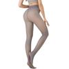Plus Size Fleece Lined Tights Women, 200G Thermal Sheer Pantyhose, High Waist Windproof Warm Fake Transparent Stockings