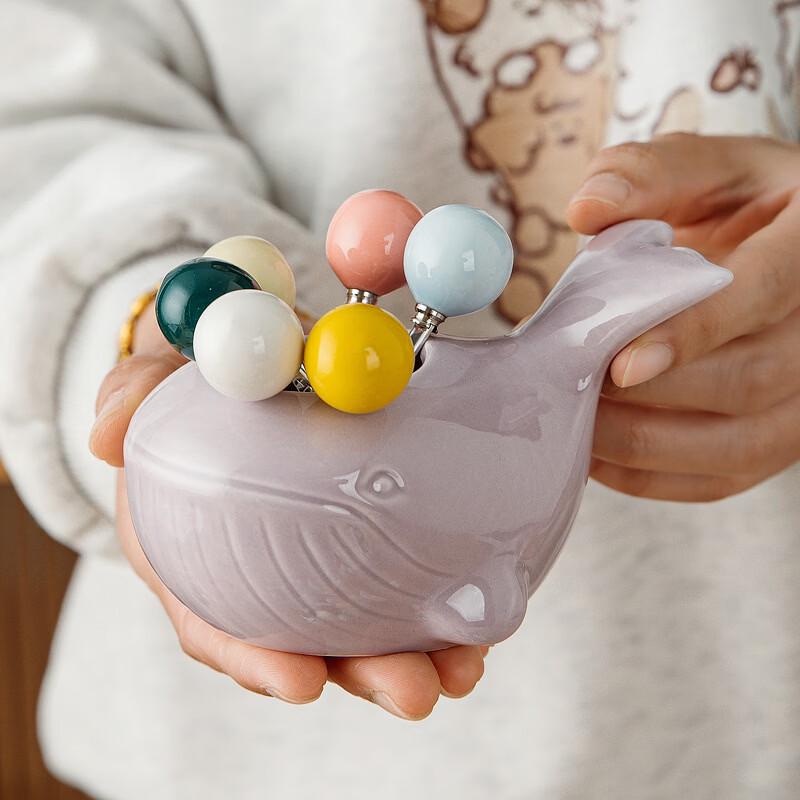 Ru Han Stainless Steel Fruit Fork Set