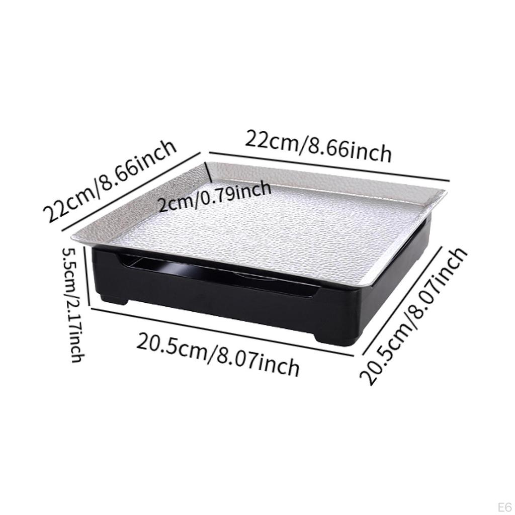 Japanese Barbecue Grill Food Warmer Multipurpose Stainless Steel Chafing Dish Tabletop for