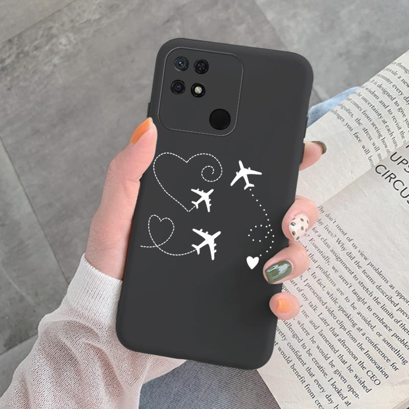 For Redmi 10C 10 C Back Cover Protective Case Soft Silicone Cute Cartoon Cat Frog Phone Case For Xiaomi Redmi 13C 14C 12C Coque