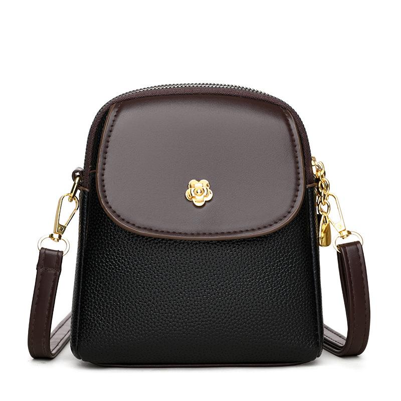 

Crossbody bag leather mobile phone bag one size fits all