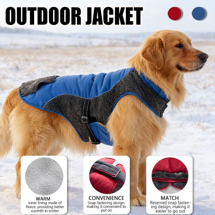 Warm Waterproof Reflective Dog Coat for Small & Medium Dogs