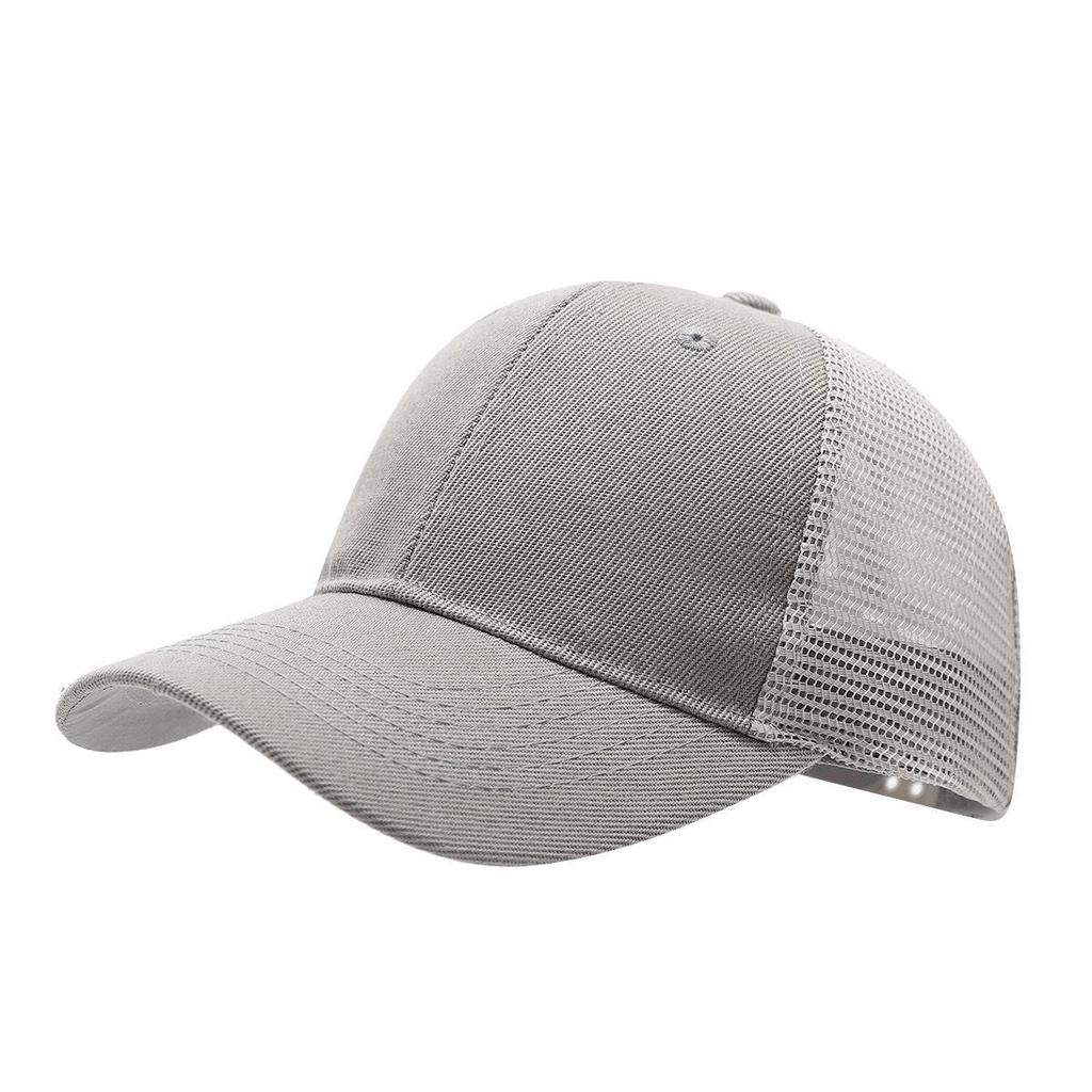 Unisex Summer Breathable Six-Panel Mesh Baseball Cap with Custom Logo for Outdoor Sports