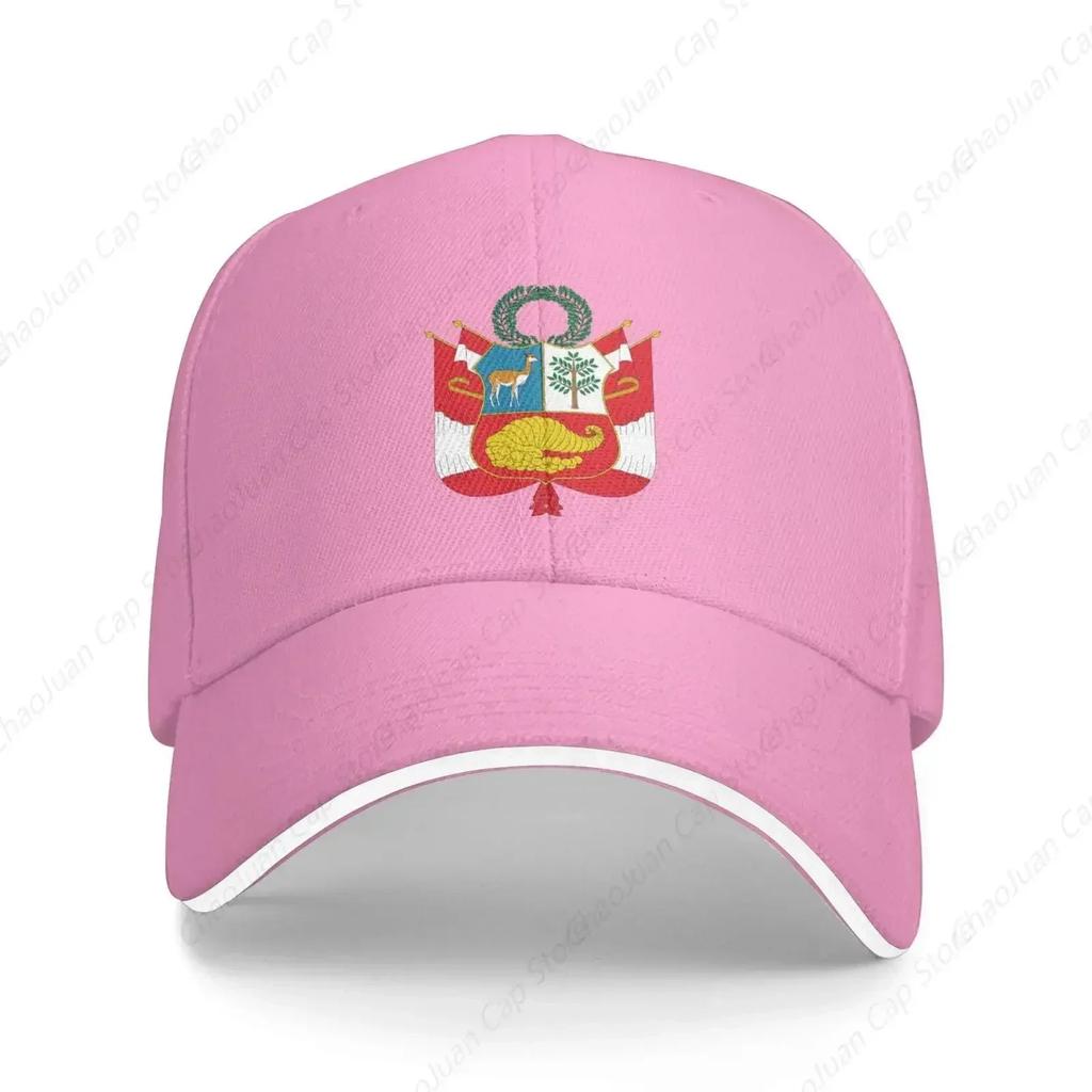 Peru National Emblem Hat Support Peru Coat of Arms Baseball Cap Peruvian Hat for Women Unisex Adjustable Hats