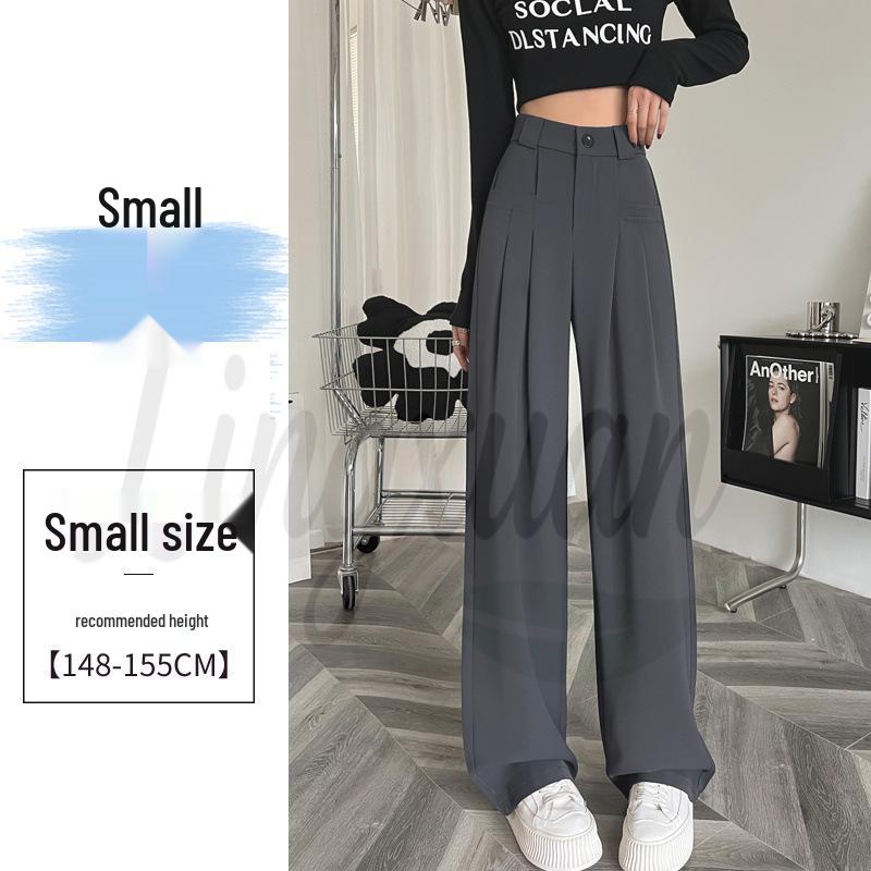 

Women s High-Waist Black Pear-Shaped Pants - Plus Size, Slim, Straight, Wide-Leg, Spring/Summer Casual Wear XX-Large