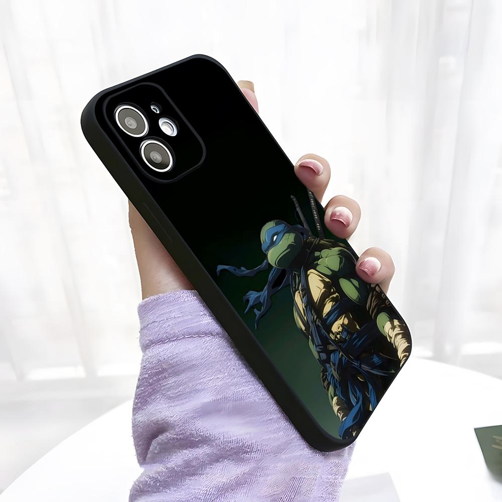 

Teenage Mutant Ninja Turtles Phone Case For IPhone 17 Pro Max 15 Pro 16 14 Plus 12 13 Mini 11 Pro Shockproof Soft Cover iPhone16ProMax