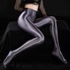 Plus Size Oil Glossy Stretchy Pantyhose Thicken Crotch Spandex Tights Dance Club Elastic Shaping Stockings For Women M-Xl