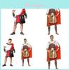 Costume da Gladiatore Spartano da Adulto Uomo di Impatto Realizzato in Tessuto di Poliestere Premium