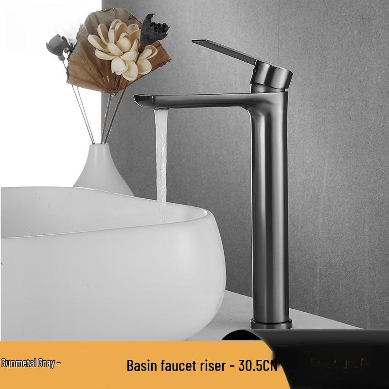 Shixun Honeycomb Stainless Steel Single-Hole Basin Faucet