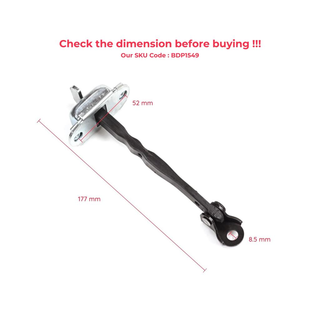 BDP1549 Front Door Stop Check Assy Limiter Strap for Toyota RAV4 MK5 XA50 A5 H5 2018-2025 6861042060