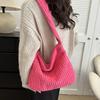 Winter Tote Bag for Women Large Capacity Handbags Casual Shoulder Bags Trend Female Corduroy Shopper Crossbody Bag