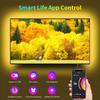 LED Light for 85 Inch TV,19.4Ft USB Smart WiFi TV LED Backlight Sync with Music,RGBW 6500K Bias Lighting,Led Light Strip Compatible with Alexa for