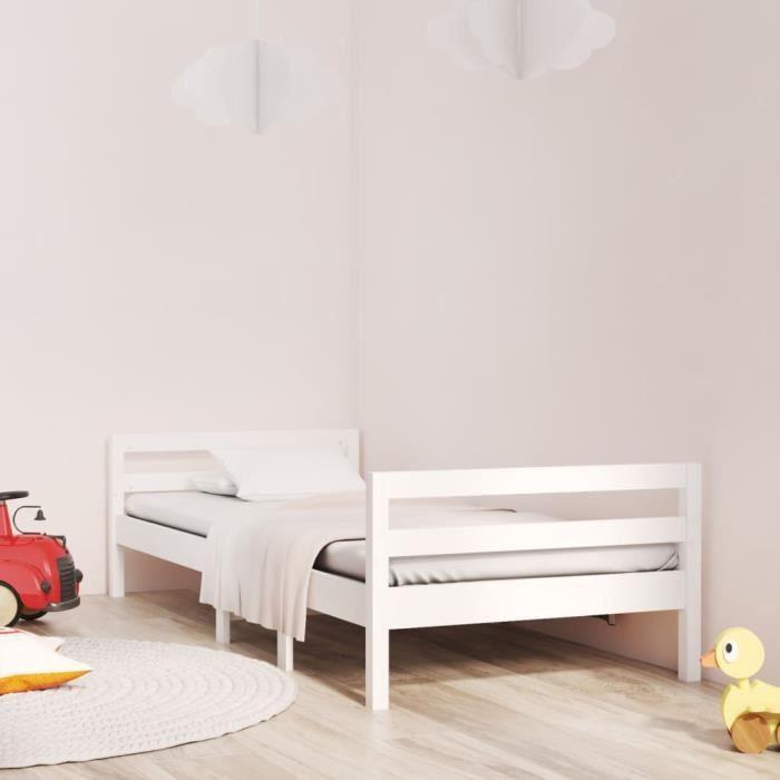 VidaXL Bed Frames White 80x200 Cm Solid Pine Wood 821630