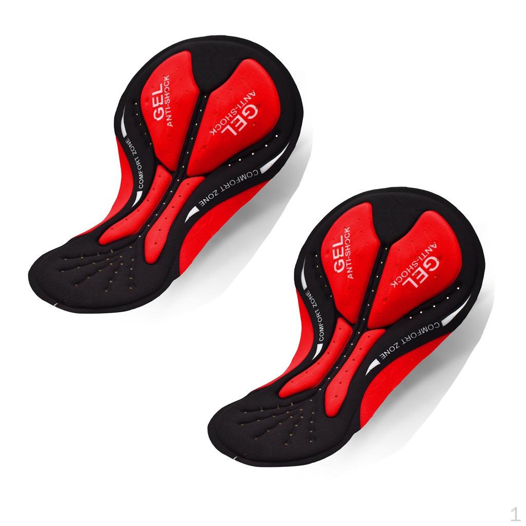 

2pcs Cycling Gel Pad Cushion Bike Shorts Padded Hip