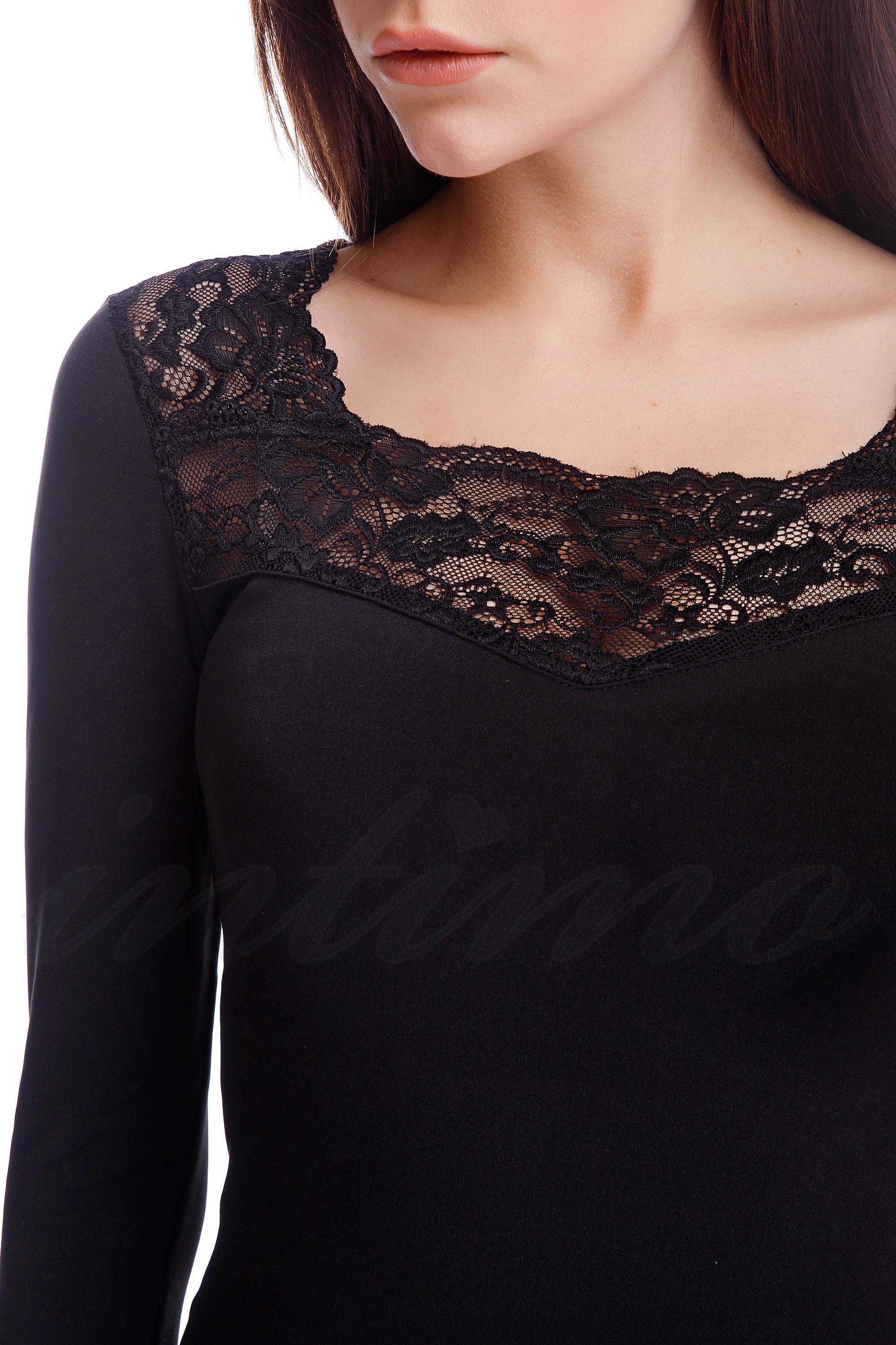 

Термолонгслив Ysabel Mora (68350) 50(2XL) прозорий колір чорний