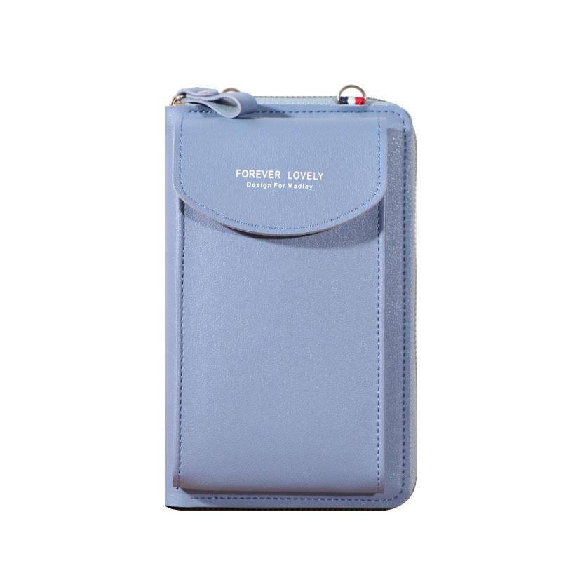 

Newest Fashion Simple Women S Shoulder Bag Large Capacity Multifunctional Wallets Solid Color Crossbody Phone Bags For Women