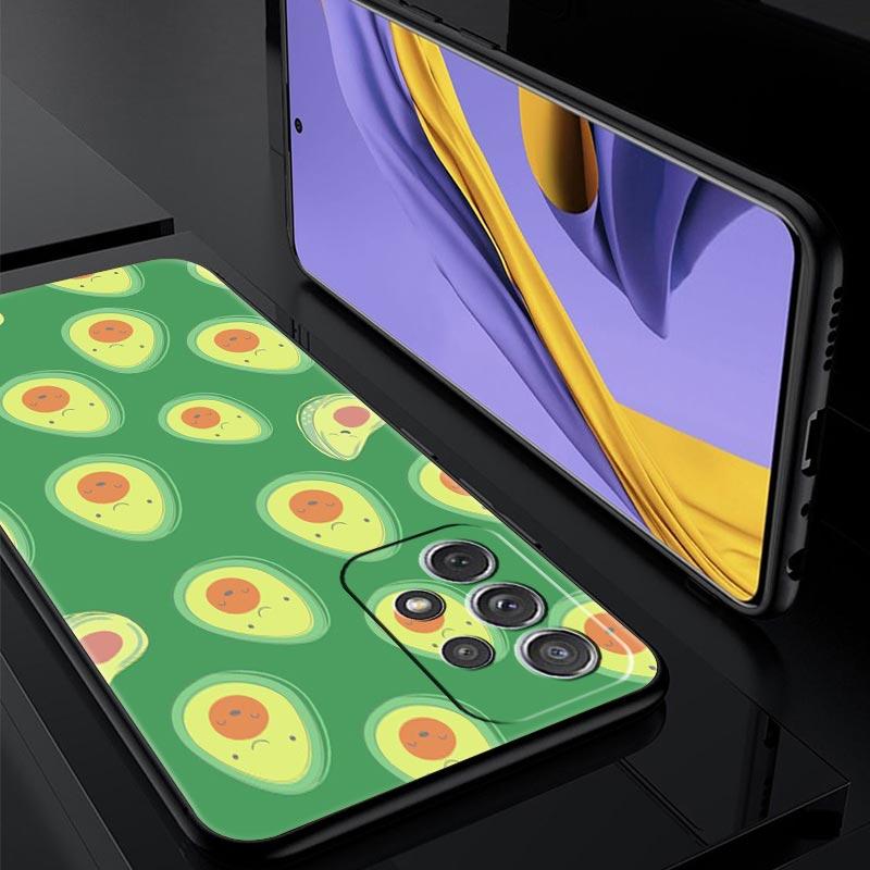 Avocado Phone Case For Samsung Galaxy A17 A07 A55 A35 A25 A15 A05s A33 5G A31 A23 A21s A13 A11 A41 A73 A53 A51 A71 A03s S10Cover