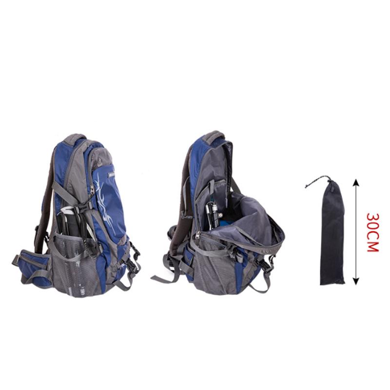 Ultralight Folding Trekking Pole Aluminum Alloy Anti Shock Alpenstock Snow Walking Stick Outdoor Climbing Hiking Stick