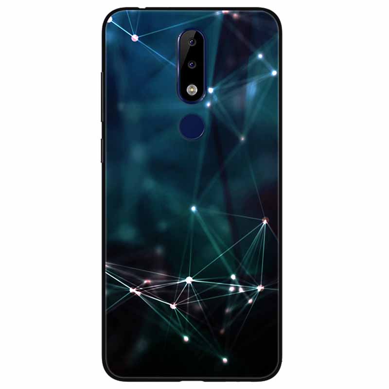 For Nokia 5.1 Plus Case Soft Silicone Cartoon Fashion TPU Phone Cases for Nokia X5 Cover 5.1Plus Cute for NokiaX5 Protective