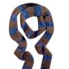 Y2k Aesthetic Colorful Striped Scarf Thin Skinny Belt Knitted Scarf Long Warm Fluffy Neckerchief Photo Props